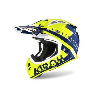 Airoh Aviator Ace Amaze Blue Gloss - MX Helmet