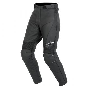 Alpinestars Bat Leather pants Logo - Black