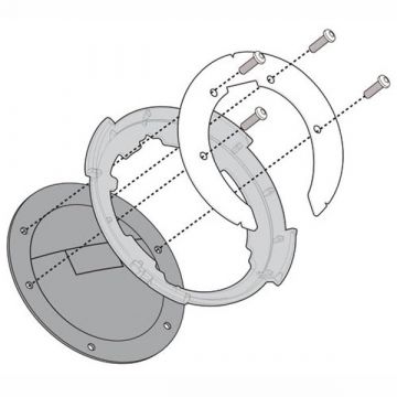 GIVI BF31 Specific Flange for BMW - G 310 R (17 > 19) G 310 GS (17 > 19)