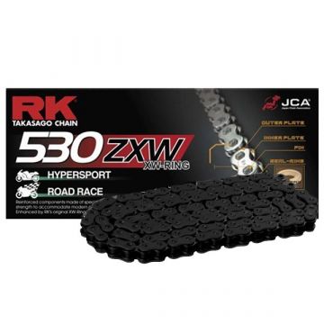 RK High Performance XW-Ring Chain Black "530" x 150 Link
