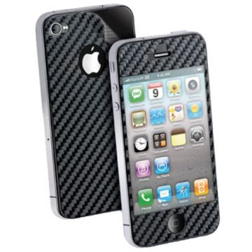 Interphone Protective Carbon Fiber Full Body Skin for Iphone