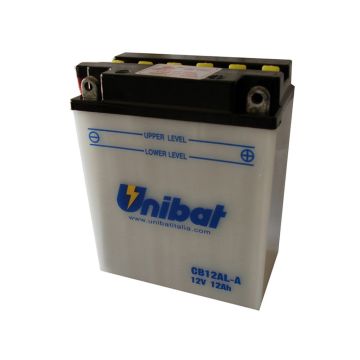 UNIBAT Factory Activated Motorcycle Battery - CB12AL-A-FA