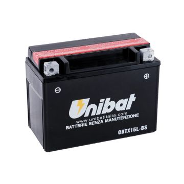 UNIBAT Maintenance Free Series Motorcycle Battery - CBTX15L-BS