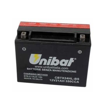 UNIBAT Maintenance Free Series Motorcycle Battery - CBTX24HL-BS