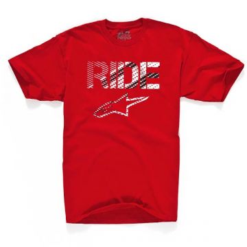 Alpinestars  Crosshatch  T-shirt-Red-S