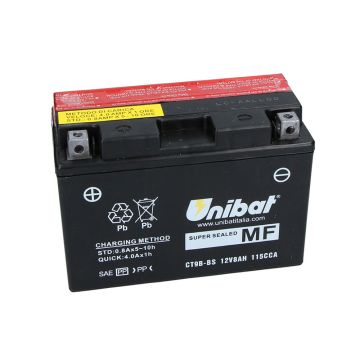 UNIBAT Maintenance Free Series Motorcycle Battery - CT9B-BS