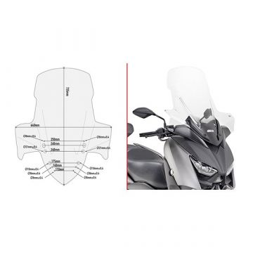 GIVI - D2136ST Transparent Specific Screen