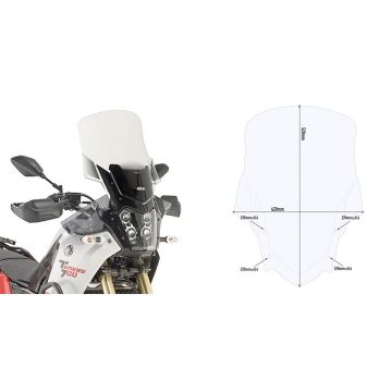 GIVI D2145S Specific Screen for YAMAHA - Tenere 700 (19)
