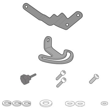 GIVI D5108KIT STRENGTHENING KIT FOR 5108DT, 5108D, 5124DT, 5124D screens