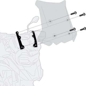 GIVI D5129KIT Specific Fitting Kit For BMW F 750 GS