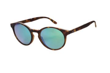 Just1 - Sunglasses - Dandy Black Tortoise - Mirror Green Lens