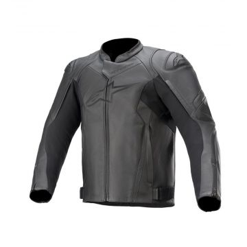 Alpinestars - Faster V2 Leather Jacket - Black/Black
