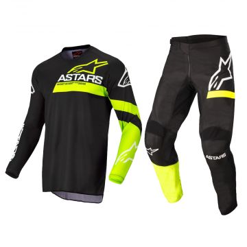 Alpinestars Youth Fluid Chaser Gear Set - Black / Yellow Fluo - 22