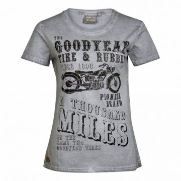 Goodyear Ladies T-Shirt Pilot Rock-Viintage Grey