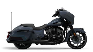 Indian Chieftain Dark Horse - Stealth Gray Azure w/ Graphics - 2024