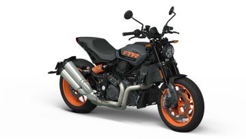 Indian® FTR - Stealth Gray / Orange Burst - 2023
