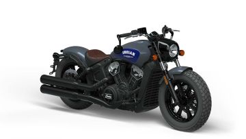 Indian® Scout® Bobber - Icon Stealth Gray / Azure Crystal - 2023