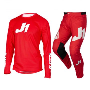 Just1 - J-Essential Youth Solid MX Gear Set - Red - 22