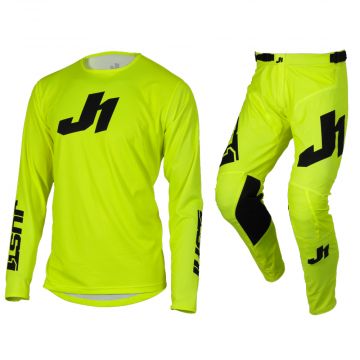 Just1 - J-Essential Youth Solid MX Gear Set - Yellow Fluo - 22