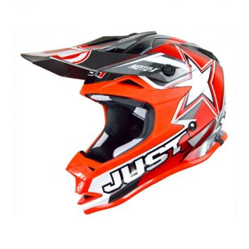 Just1 J32 Moto X Red Kids Helmet