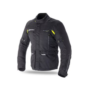 Seventy Degrees - SD-JT41 - Winter Touring Jacket- Black/Yellow Fluo