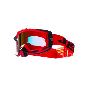 Just1 - Off Road - Goggle - Iris 2.0 - Logo Red/Black Frame - Mirror Red Lens