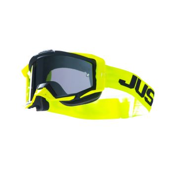 Just1 - Off Road - Goggle - Iris 2.0 - Yellow Fluo/Black Frame - Mirror Silver Lens