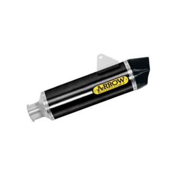 Arrow Maxi Race-Tech Aluminium "Dark" Silencer With Carby End Cap For KTM 1190/1290 Adventure 2015 > 2020