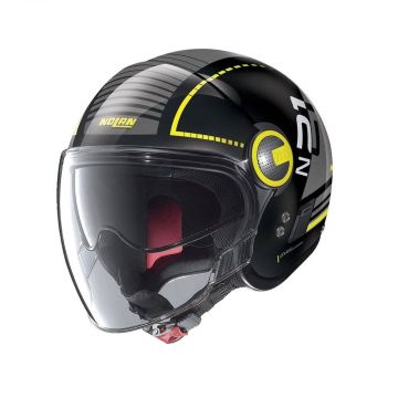 Nolan N21 Runabout Visor Jet Helmet - Glossy Black