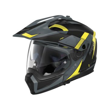 Nolan N70-2 X - Skyfall Slate Grey (Yellow - Black)