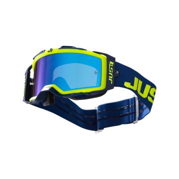 JUST1 Nerve Absolute MX Goggles - Blue / Fluo Yellow