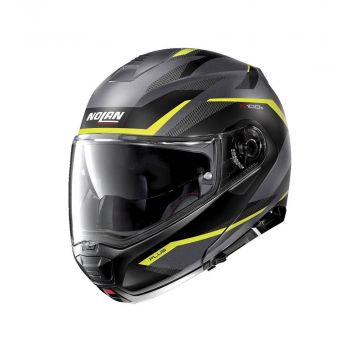 Nolan N100-5 Plus Overland N-Com Helmet - Flat Lava Grey