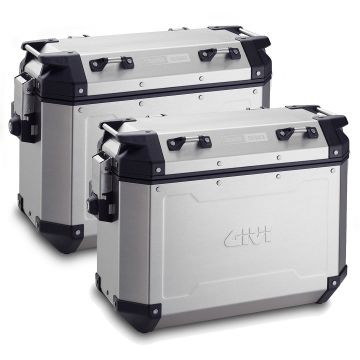 Givi OBKN37AL Trekker - Aluminum Side Cases Pair - 37 Litre