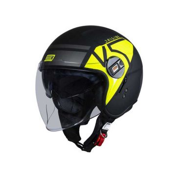 ORIGINE | Alpha V5 | Half Face | Fluo Yellow Black Matt