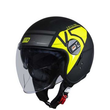 ORIGINE - Alpha V5 Half Face - Fluo Yellow Black Matt