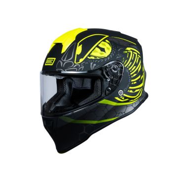 ORIGINE - Dinamo Fighter Full Face - Yellow Fluo/Black Matt