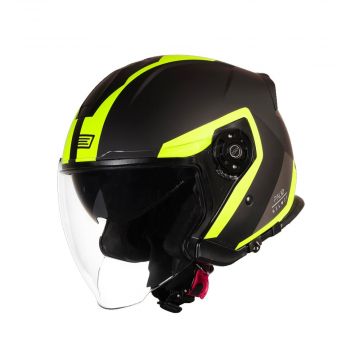 Origine - Jet Helmet - Palio Techy 2.0 - Flow Yellow/black Matt