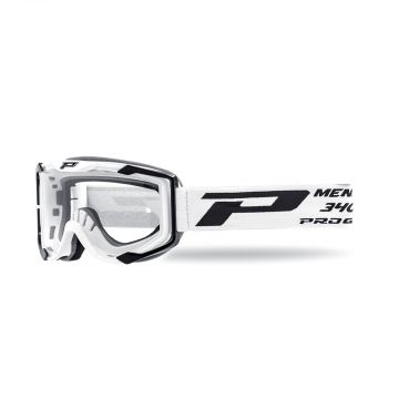 Progrip 3400 Goggles - White (Clear Lens)