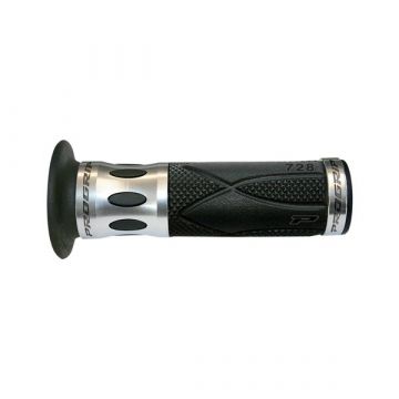 Progrip 728 SUPER BIKE GRIPS - BLACK/SILVER