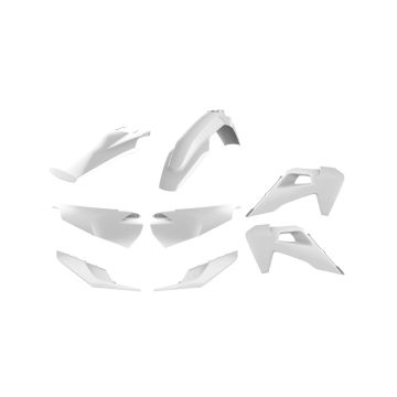 Polisport - Enduro Plastic Kit White - Husqvarna TE, FE - 2020