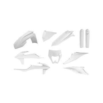 Polisport - Full Plastic Kit White - KTM EXC, EXC-F XC-W, XCF-W - 2020-23