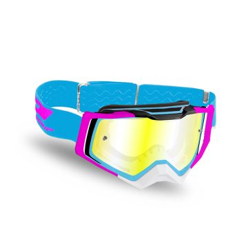 Progrip PZ3309 Pieces Goggles - Yellow/Fuxia/Black