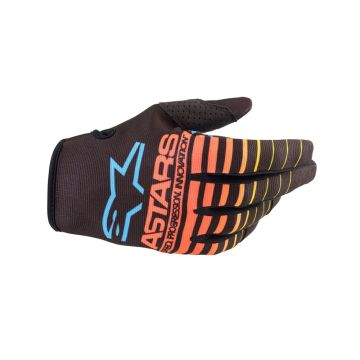 Alpinestars Radar Gloves - Black / Yellow Fluo / Coral