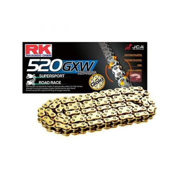 RK High Performance XW-Ring Chain Gold "520" x 120 Link