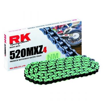 RK MOTOCROSS RACING CHAIN GREEN "520" X 120 LINK