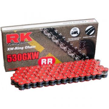 RK High Performance XW-Ring Chain Red "530" x 124 Link