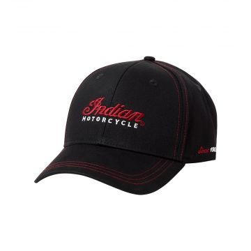 Indian Motorcycles - Contrast Stitch Cap - Black