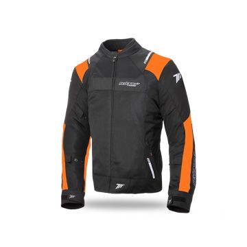 Seventy Degrees - SD-JR52 - Summer Racing Jacket- Black/Orange