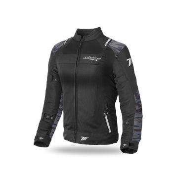 Seventy Degrees - SD-JR54 - Summer Racing Jacket- Black/Camouflage