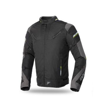 Seventy Degrees - SD-JR69 - Winter Racing Jacket- Black/Yellow Fluo